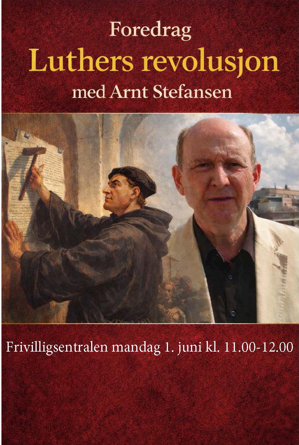 Velkommen til frivilligsentralen mandag 1. juni