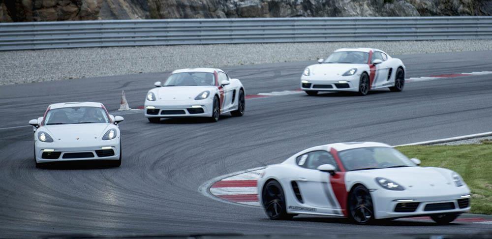 Bli med på trafikksikkerhet, og kjør Porsche på Rudskogen  - Klikk for stort bilde